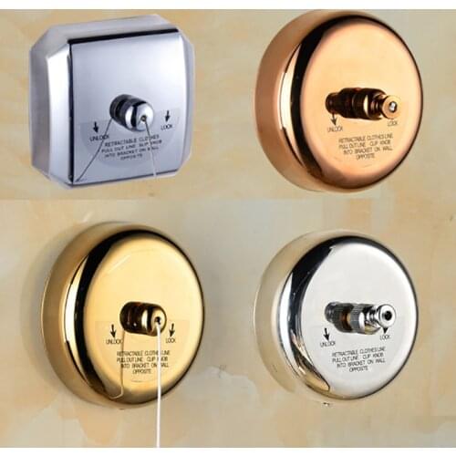 Portable Stainless Steel Retractable Clothesline Indoor Outdoor Laundry Hanger Clothes Dryer Organiser Clothes Drying Rack Rope