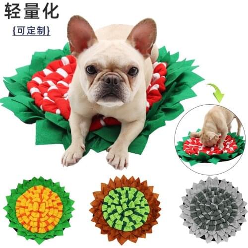 Dogs Snuffle Mat Pet Sniffing Training Blanket Pet Leak Food Anti Choking Mat Relieve Stress Nosework Puzzle Toy Pet Nose Pad