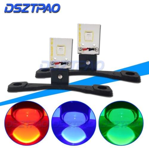 LED Demon Eyes Devil Evil Eye DRL Light For 2.5 3.0 Hella 3R G5 Projector Headlight Lenses Retrofit Red Blue Green Car Styling