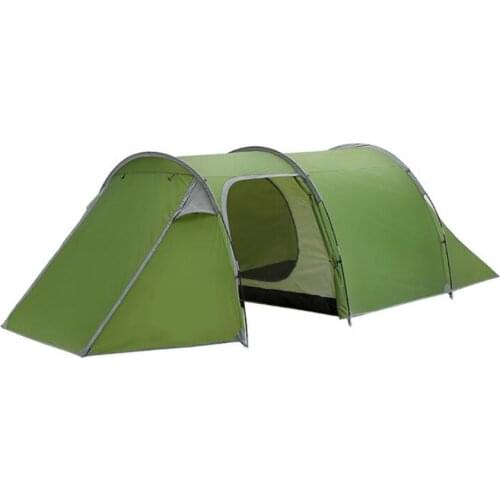 Ultralight Camping tent Waterproof 3-4 person Double Layer Tunnel tent Outdoor hiking climbing large space Beach tents