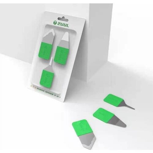 2UUL 3 IN 1 XYZ Screen Opener Tool Curved For Mobile Screen Disassembler 0.1MM Stainless Steel Card Smart Phone Repair Tools