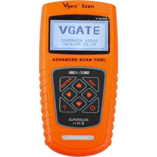 Vgate Scanner VS600 VA G OBD2 EOBD Universal Car Diagnostic Tool VGATE VS600 VS 600 OBD 2 Automotive Auto Diagnostic Scaner