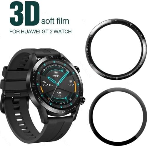 Waterproof Watch Screen Protectors For Huawei Watch GT 2 46MM 42MM Full Clear HD PC Replacement Protective Glass Soft Film