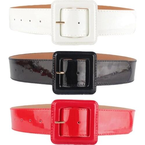 Women Lady Faux Leather One Size Belt Jeans Corset Waist Strap Belts WaistbandBLTLL0516