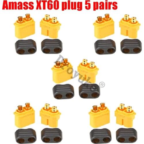 10Pcs XT60 XT30 T Plug EC2 EC3 5 Male 5 Female Bullet Connectors Plug For RC Quadcopter FPV Racing Drone Lipo Battery Tinywhoop