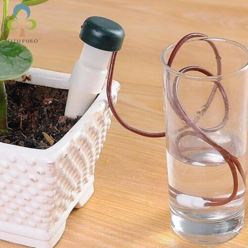 2Pcs Flower Pot Automatic Watering Device Dripper Watering Drip Irrigation Device Gardening Jug LXX