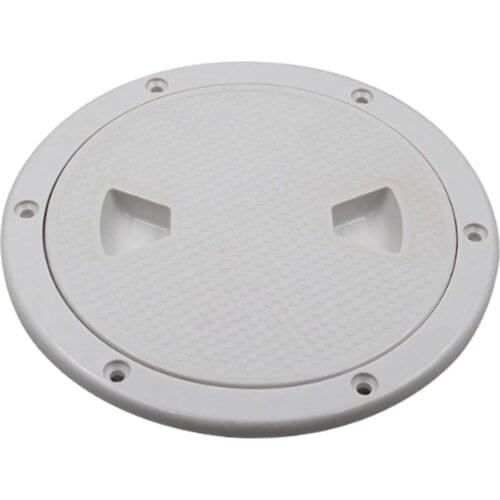 ABS White Boat 4" Deck Inspection Access Hatch For Yacht Marine Water Tight