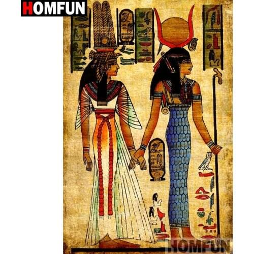 HOMFUN Full Square/Round Drill 5D DIY Diamond Painting "Beauty character" Embroidery Cross Stitch 3D Home Decor Gift A11544