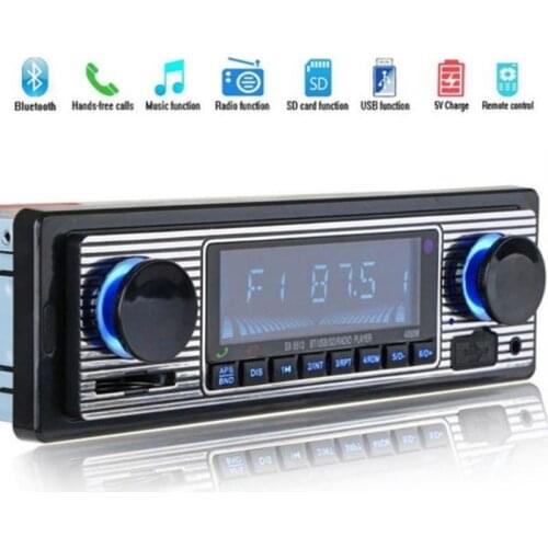 Car Bluetooth Radio MP3 Player Stereo USB/AUX Classic Audio FM wireless Bluetooth radio receiver Remote Controls player