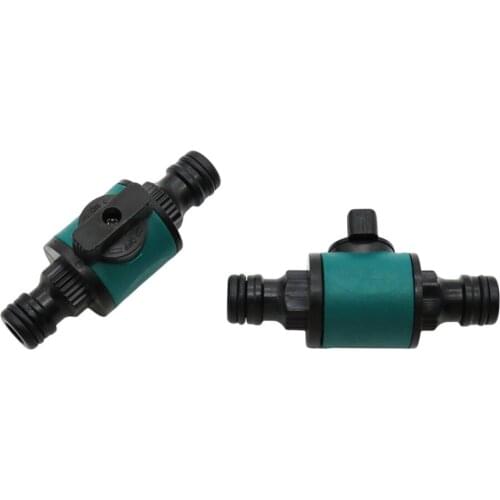 16mm Joint 1/2 Inch To 16mm Quick connector With Valve Garden Irrigation System Fast couplings Accessories Garden Supplies 1 Pcs