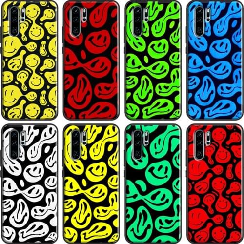 Trippy Psychedelic Smiley Face Case For Huawei P30 P40 P20 Lite Pro Nova 5T P Smart 2019 Honor 10 Lite 20 9X 8X 8A 10i