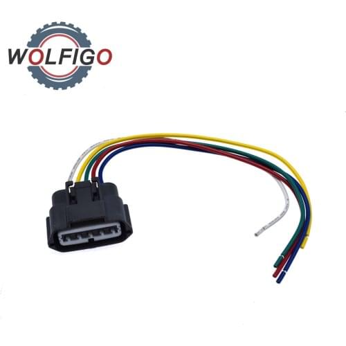 WOLFIGO Mass Air Flow Sensor Meter Connector Plug for Nissan Sentra 1.8L Subaru Infiniti 22680-8U301 0280218150 JA36000EA3