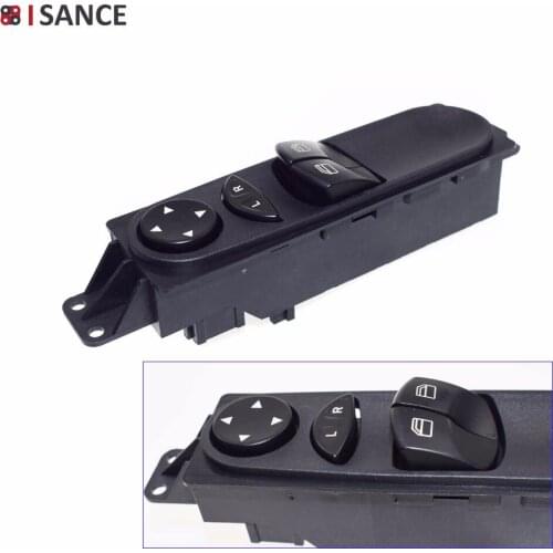 ISANCE Master Power Window Switch Front Left Driver A9065451213 For Mercedes-Benz W906 Mercedes-Benz Sprinter Dodge Freightliner