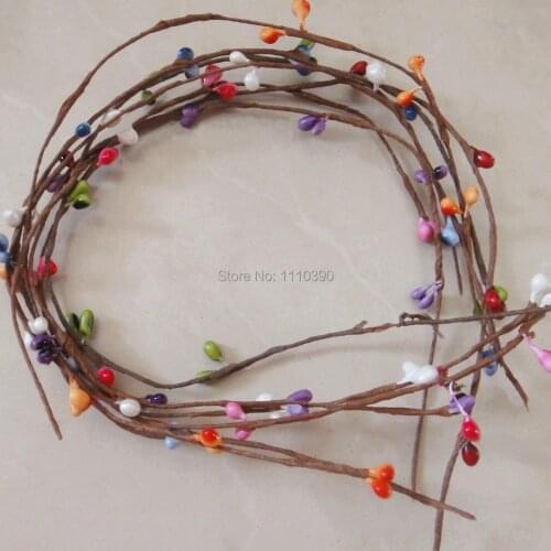 40CM artificial vines,fake flower vine,artificial flowers rattan for diy craft rattan wreath,flower vine garland accessories
