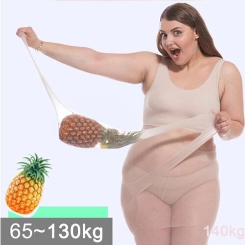 6D Ultra-thin Large Size Pantyhose Women Plus Size Tights Solid Color Breathable Sexy Super Elastic Big Nylon Pantyhose Female