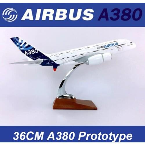 Collectible 35cm airplane model toys Ireland airlines airbus A380 aircraft model diecast plastic alloy plane gifts for kids