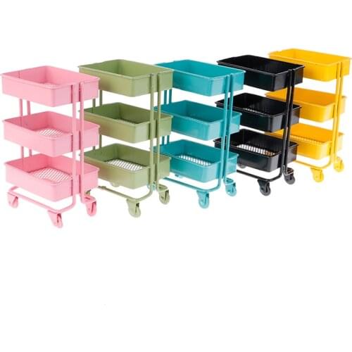 1:6 Dollhouse Miniature Furniture Shelf Bookshelf With Wheels Storage Display Rack Dollhouse Furniture Accessories 135*74*98mm