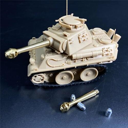 Mini Metal Barrel for Q Edition Pz.Kpfw V Panther Meng WWT-007 Tank Model Upgrade Kits