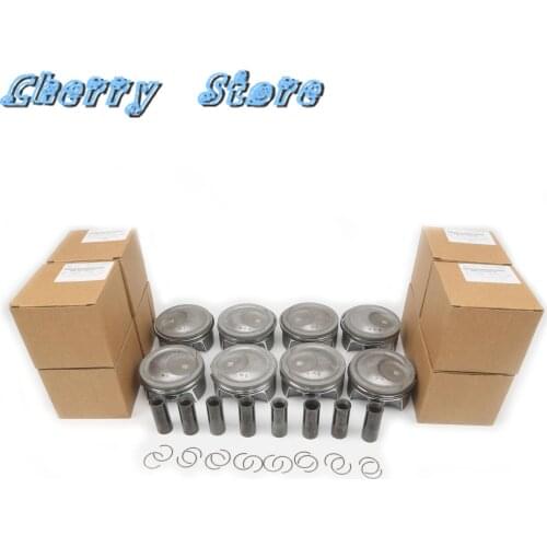 STD 8Pcs Pistons & Rings Set 96MM Pin 23MM For Porsche Cayenne 92A 9PA Panamera 970 Turbo 4.8T V8 948 103 046 54 948 103 045 67