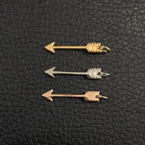 New Cupid Arrow Pendant Feather Arrow Shape Necklace Accessories Stainless Steel Jewelry pendulum Jewelry Gold Glamour Lady