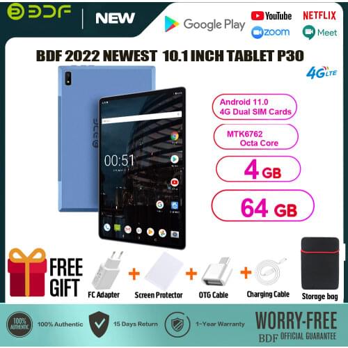 New 10.8 Inch IPS 2560*1600 Android Tablet Pc Deca Core 4GB RAM 64GB ROM WiFi Bluetooth 4G Phone Call Tablet 13MP Rear 5MP Front