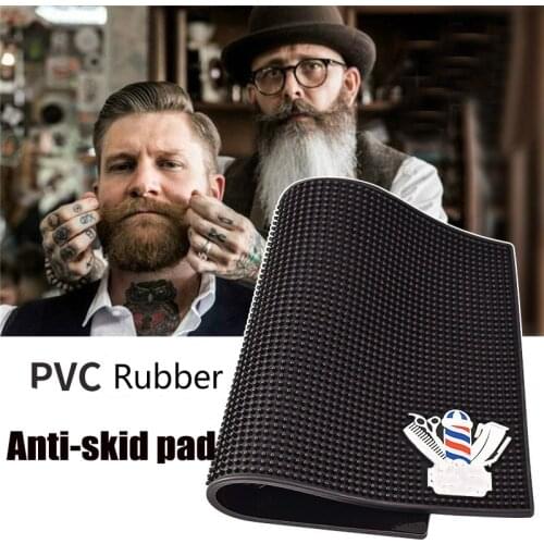 PU Non-Slip Hairdresser Tool Pad Soft Anti-Skid Mat Cushion For Barber Shop Hair Salon Clipper Clip Scissors Comb Anti-Skid Pad