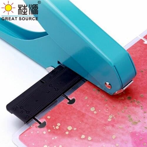 Manual Metal Puncher Mushroom Hole Puncher For Round Binder Notepad( Single Hole)