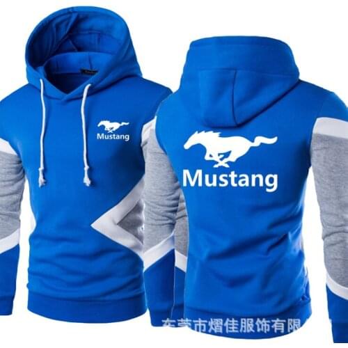 2021 NEW Print Autumn Men for MUSTANG car logo Hoodies Sweatshirt Streetwear Jacket Hooded Tracksuit Pullover
