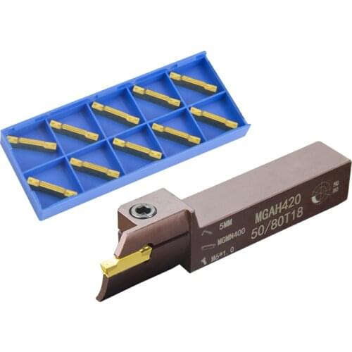 MGAH420/425High-end spring steel for MGMN400 insert Large range24-400mm External reverse end face Groove cutter Mechanical lathe