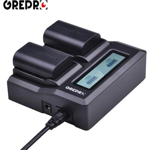 Rapid Dual LP-E6 Battery Charger with LP-E6 LP-E6N LP E6 E6N Battery for Canon EOS 5D4 5D3 R5 90D 6D2 6D 60D 5D2 70D 80D R6 7D2