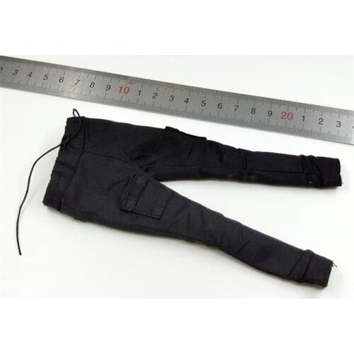 In Stock 1/6th Fashion Black Pants Trousers Of EASY&SIMPLE ES 27003 Wandering Survivor Anna For 12inch Doll Figure Collection