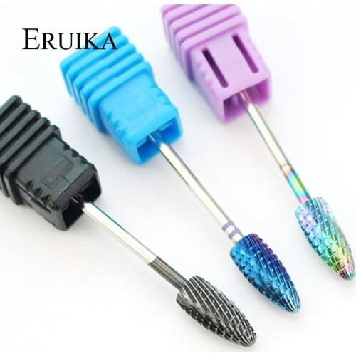 1pcs Rainbow Blue Nail Drill Bit Remove Dead Skin Burr Electric Drill Manicure for Apparatus Pedicure Machine Accesorry