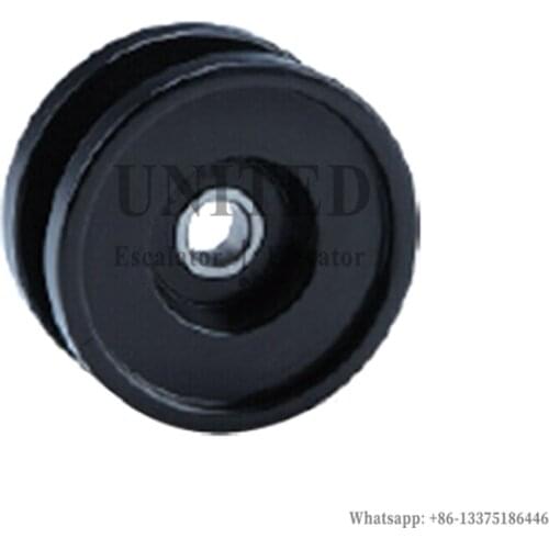 10pcs UNITED Escalator Black Guide Roller GAA456DH1 OD70mm W34mm 6201RS Without Screw