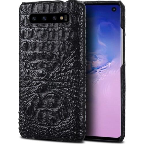 100% crocodile Genuine Leather case for Samsung Galaxy S20 FE s10 S9 S8 Plus S20 Ultra Note 20 10 9 A20E a50 a70 a71 a51 2020