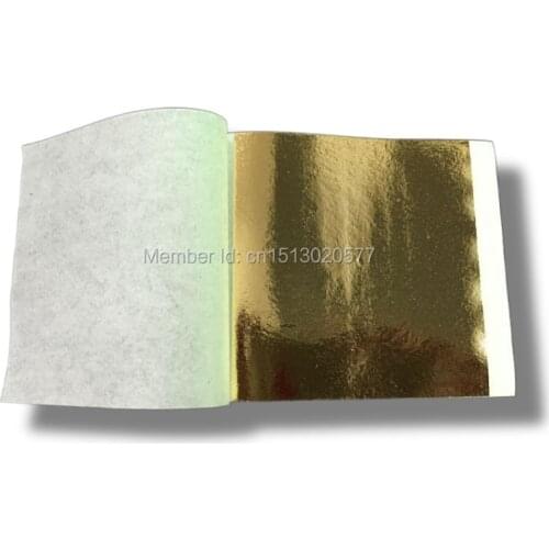 1000 sheets 8X8.5cm Taiwan Gold leaf Champagne gold color leaf for gilding