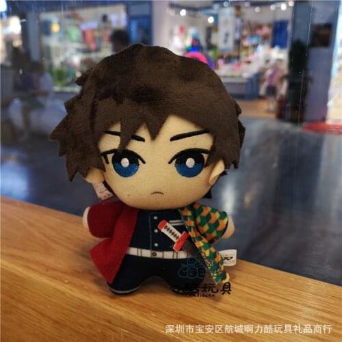 15cm Japan Anime Demon Slayer: Kimetsu No Yaiba Cute Cosplay Doll Stuffed Plush Toys Cute Cushion Pillow Xmas Halloween Gift