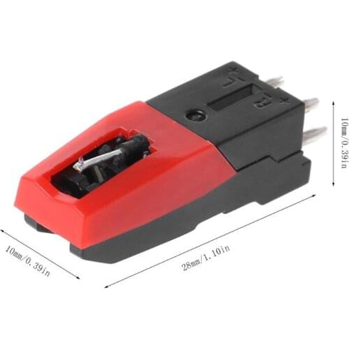 4Pcs Gramophone Record Magnetic Cartridge Stylus With LP Vinyl Needle Universal Drop Shipping