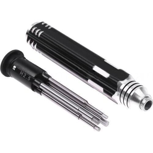 4 in 1 Hexagon Head Hex Screw Driver Tools Set 1.5-3mm fr RC Helicopter Car