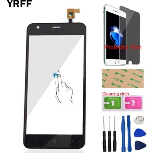 5.0'' Mobile Phone Front Touch Screen Glass Digitizer Panel Senosr For BlackView A7 A7 Pro Tools + Protector Film Adhesive