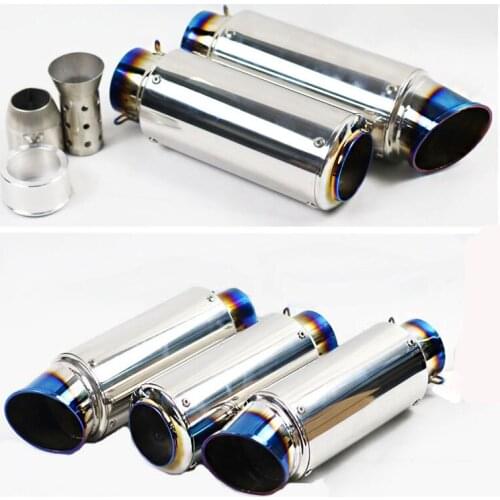 51MM 60MM Universal Motorcycle Exhaust For SGP Project Exhaust Muffler With DB Killer For Escape Motobike Pit Bike