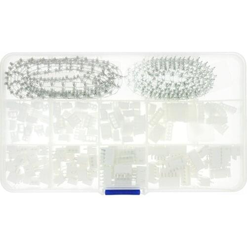 560pcs XH2.54 2p 3p 4p 5 pin 2.54mm Pitch Terminal Kit / Housing / Pin Header JST Connector Wire Connectors Adaptor XH DIY Kits