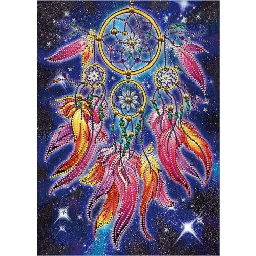 5D Luminous Diamond Painting Special Shaped Rhinestone DIY Dreamcatcher Diamond Mosaic Embroidery Cross Stitch Home Decorations