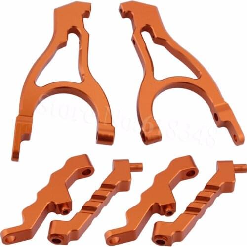 Aluminum Rear Shock Tower Set Brace Post Mount Holder For 1/5 HPI Baja 5B 5SC 5T 5R SS 85438 Upgrade Parts Replacement
