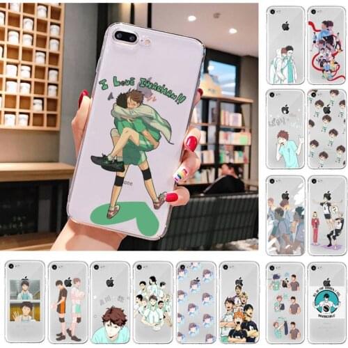 Oikawa Tooru Haikyuu Phone Case For iPhone X XS MAX 6 6s 7 7plus 8 8Plus 5 5S SE 2020 XR 11 11pro max Clear funda Cover