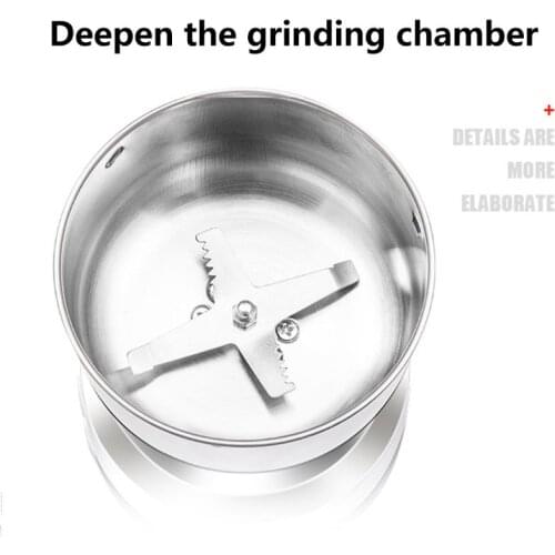 CPDD Electric Coffee Grinder Multifunction Stainless Steel Blade Spice Mill Blender