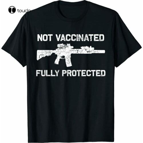 2A Not Vaccinated But Fully Protected Pro Gun Anti Vaccine T-Shirt