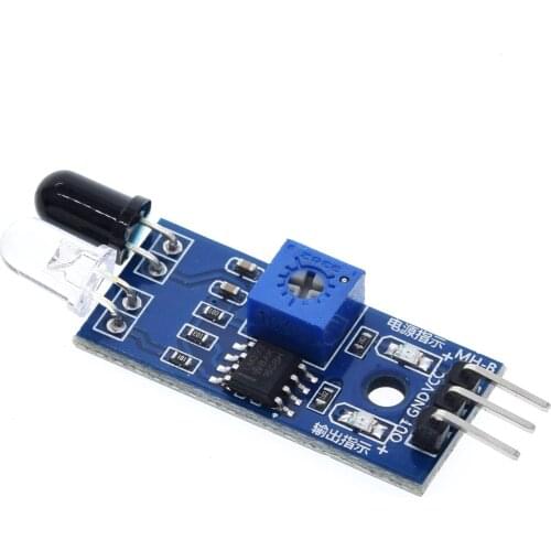IR Infrared Obstacle Avoidance Sensor Module for Arduino Smart Car Robot 3-Wire Reflective Photoelectric New
