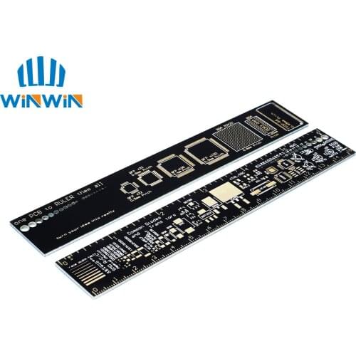 I72 PCB Ruler 15cm For Electronic Engineers For Geeks Makers For Fans PCB Reference Ruler PCB Packaging Units v2 - 6