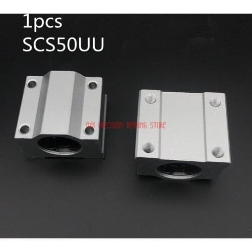 AXK Linear Rail 1pc X Sc50uu Scs50uu Sc50 Scs50 50mm Linear Motion Ball Bearing Slide Bushing Shaft For Cnc Parts,top Quality
