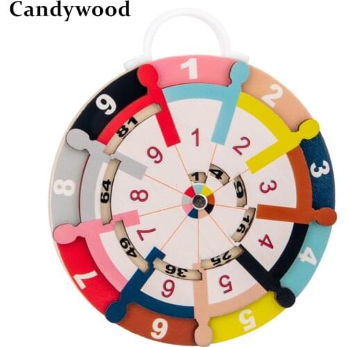 Montessori Materials Childrens Double-sided Learning Multiplication Decomposition Montessori Educational Wooden Toys for Child